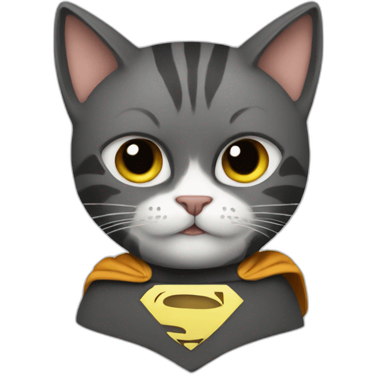 Cat-superhero emoji