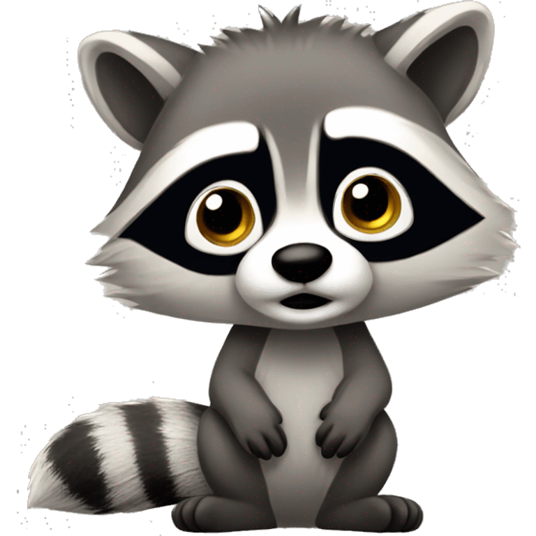 ￼ Raccoon emoji