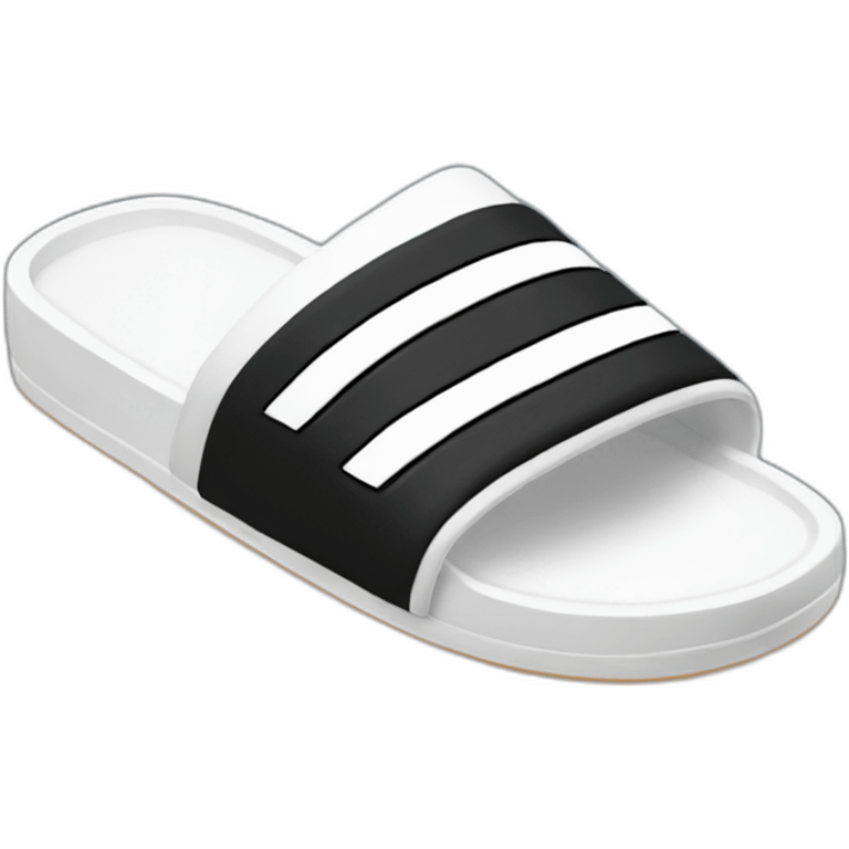 Adidas slippers emoji