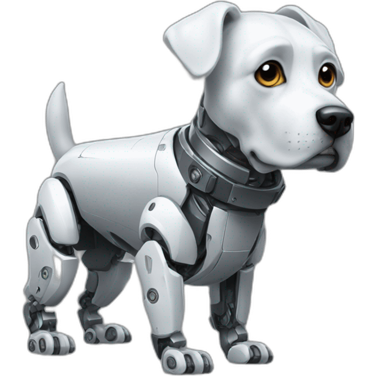 Dog robot kyberpunk emoji