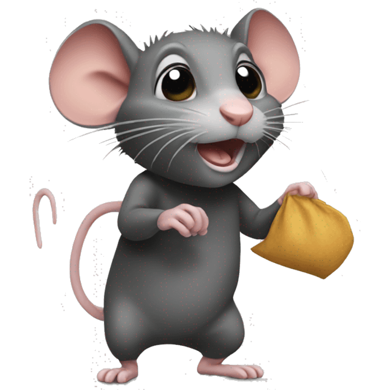 Rat stealing emoji