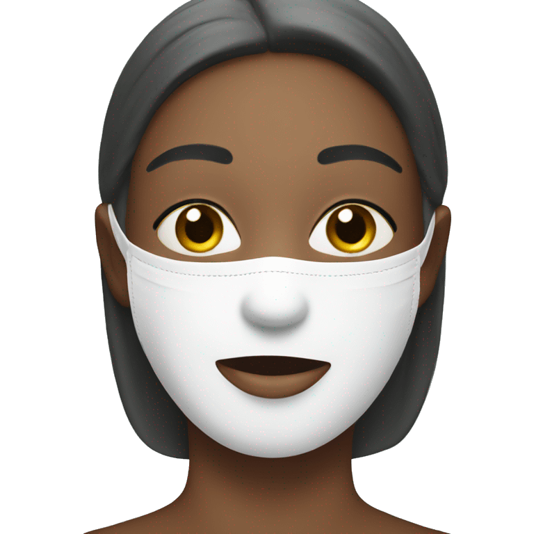 face mask skincare product  emoji