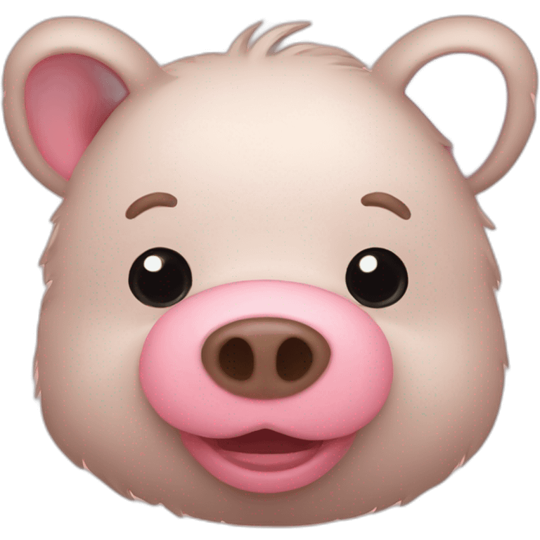 bear pig emoji