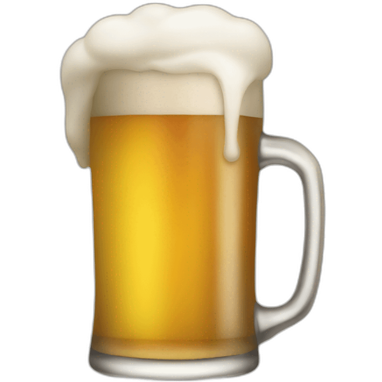 Running beer emoji