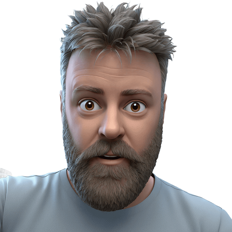 portrait of a bearded man emoji