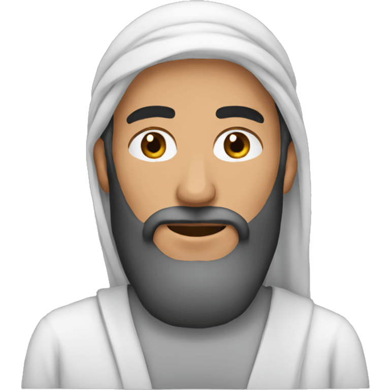 arab man with beard and gradient emoji