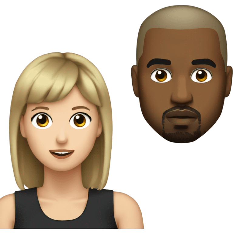 Kanye west, swiftie  emoji