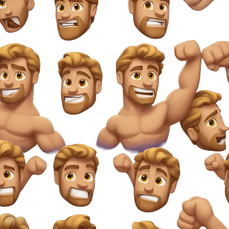 Disney’s Hercules with muscles  emoji