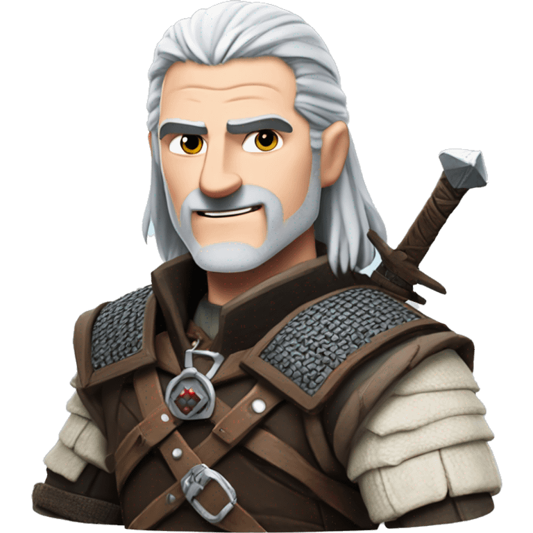 Witcher Geralt of Rivia, Thumb Up emoji