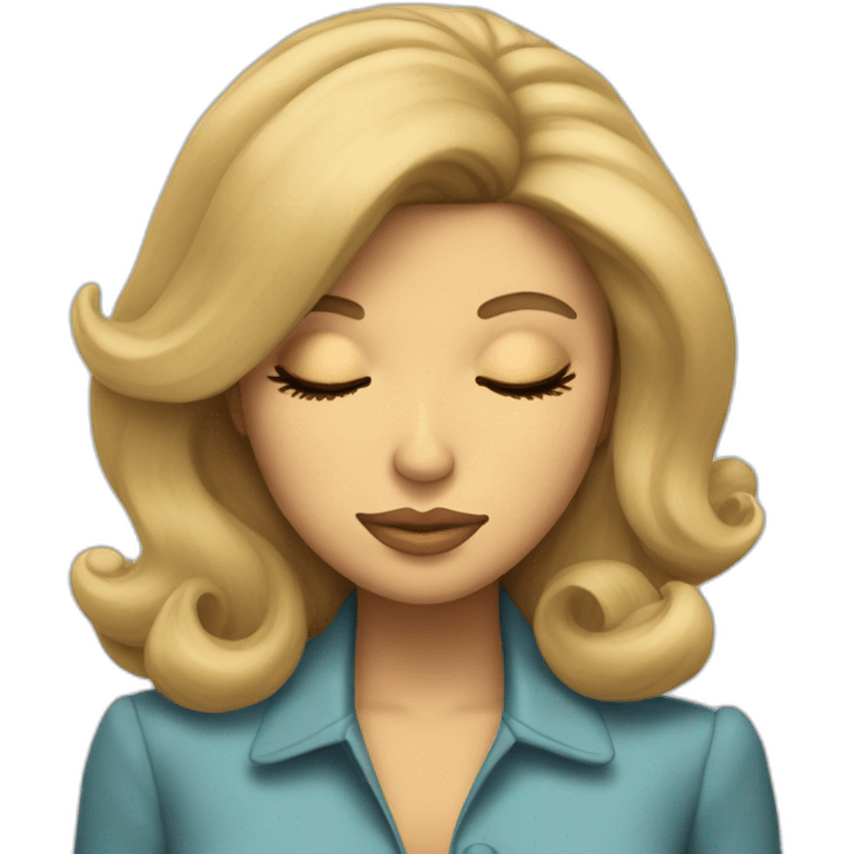 Nancy Sinatra sleeping emoji