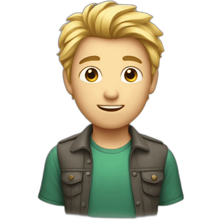 boy with fair hair emoji