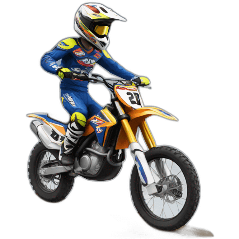 Moto cross emoji