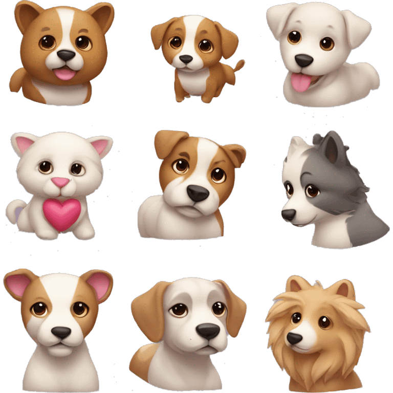 Animales con un corazón  emoji