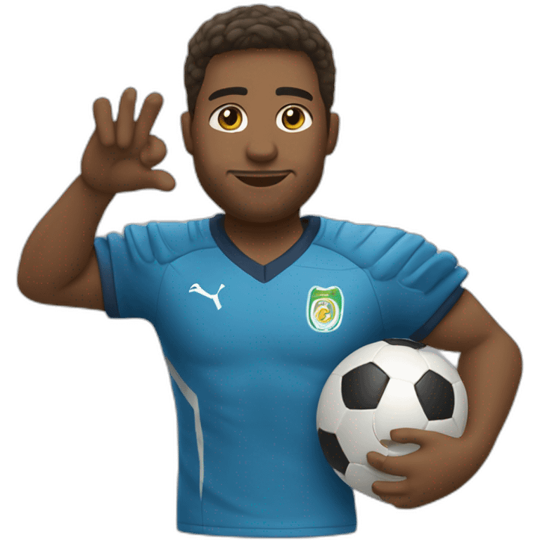 Fútbol suéter. emoji