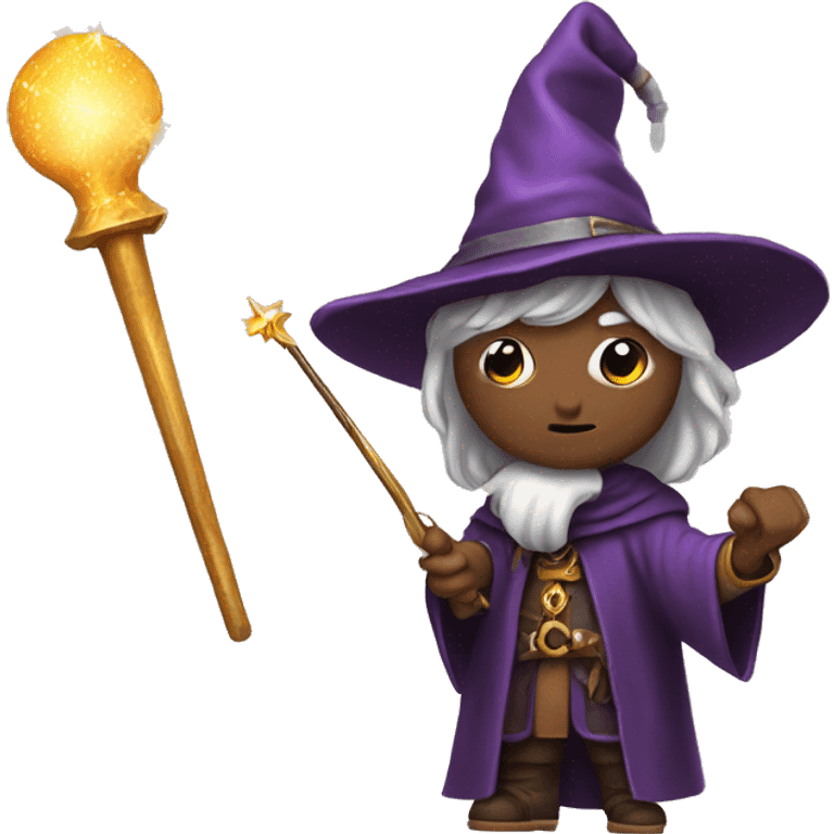 robor-mage with magic wand emoji