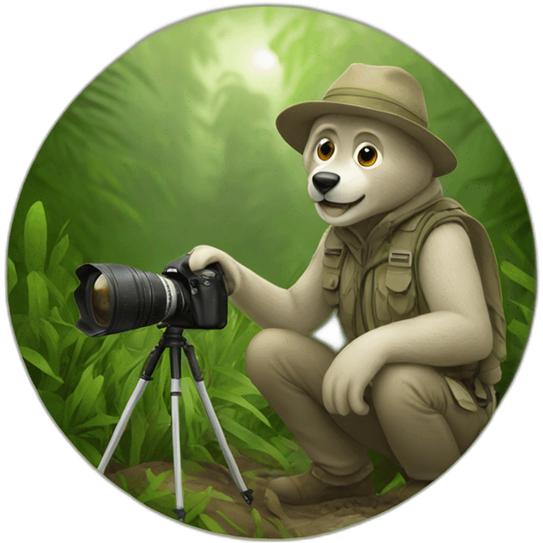 Wildlife photographer emoji