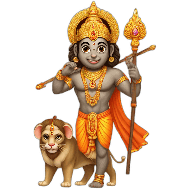 Shri ram with hanuman emoji