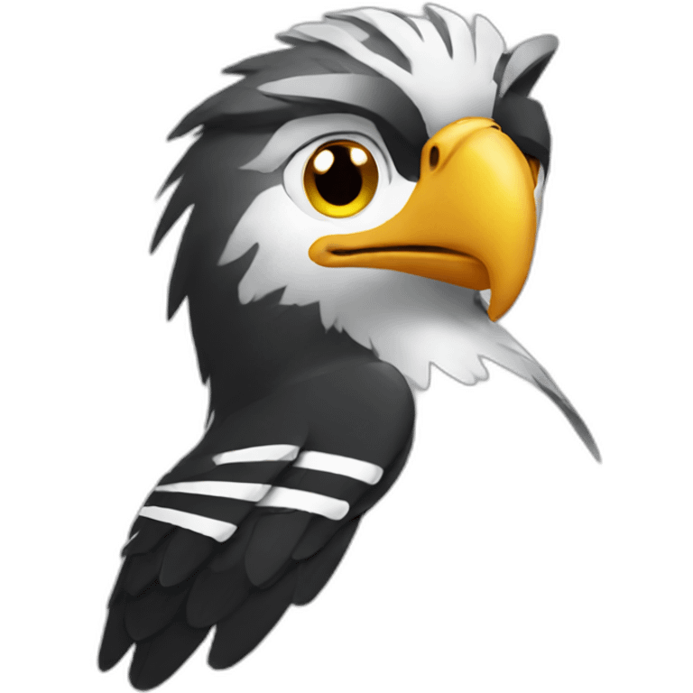 Eagle with Beşiktaş emoji