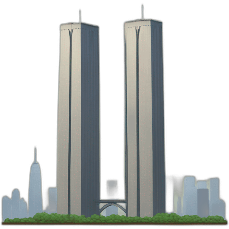 The twin tower emoji