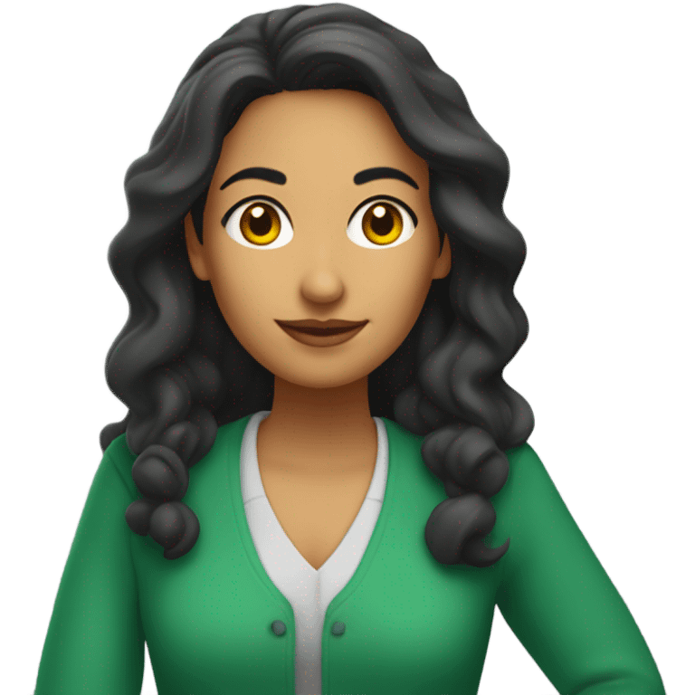 Latina teacher emoji