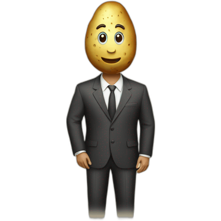 potato business-suit emoji