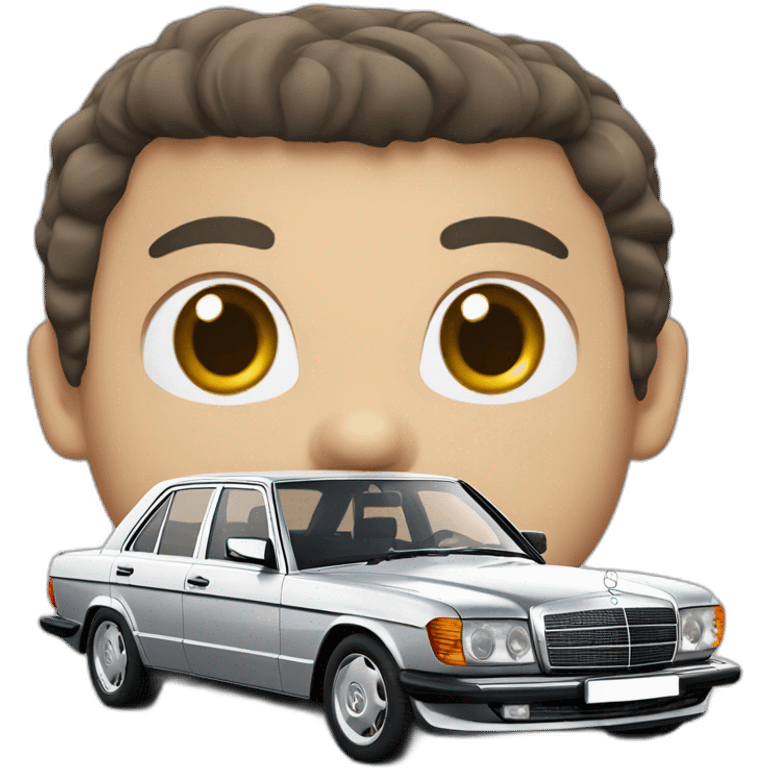 Mercedes SEL AMG 126 front side angle  emoji