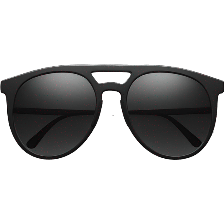 black thin fashion sunglasses no person emoji