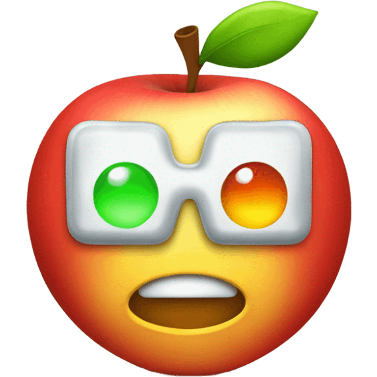 chemical flash with apple design language emoji