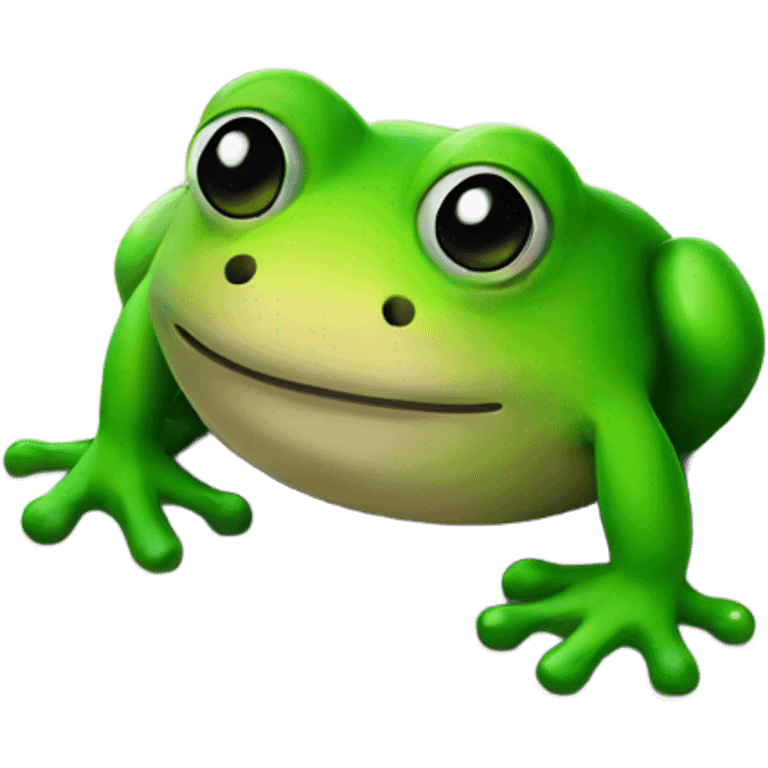 Frog at the rave  emoji