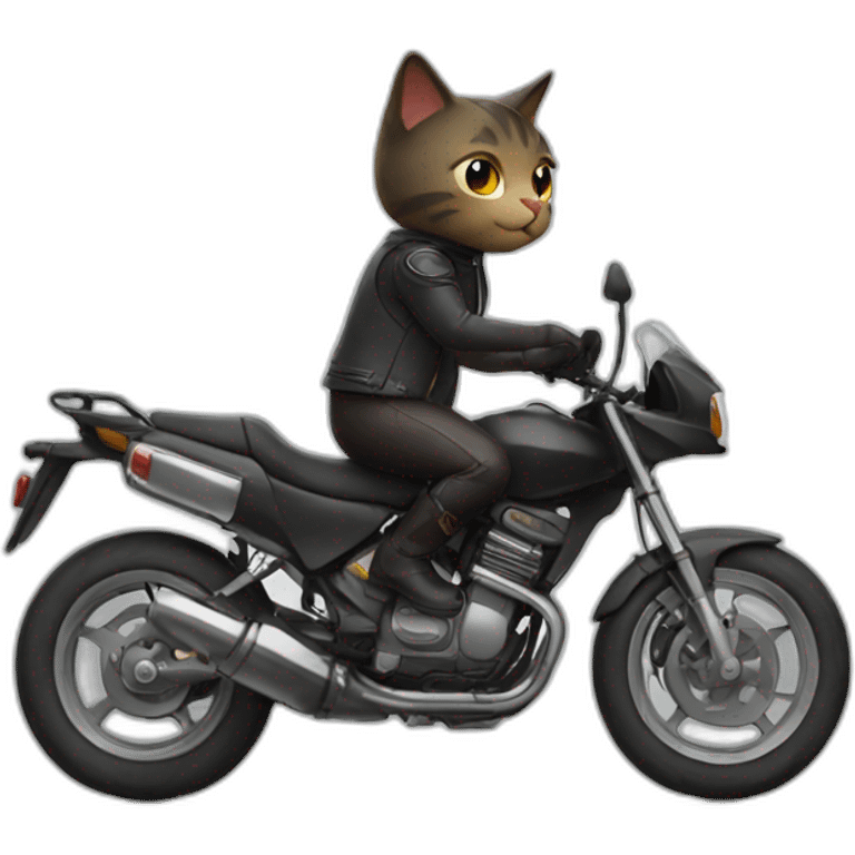 cat rider emoji