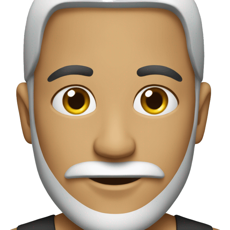 Muslim without mustache with a beard  emoji