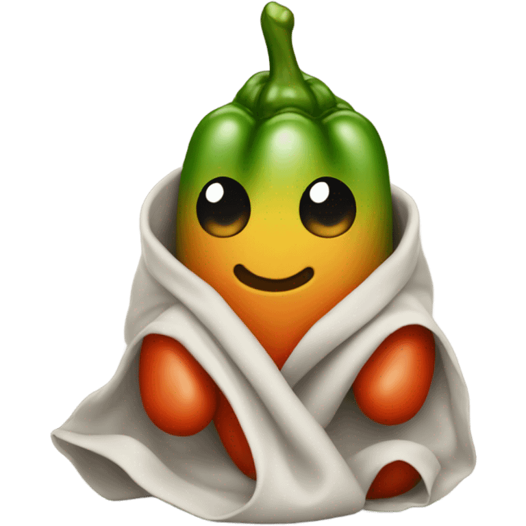 pepper in blanket emoji