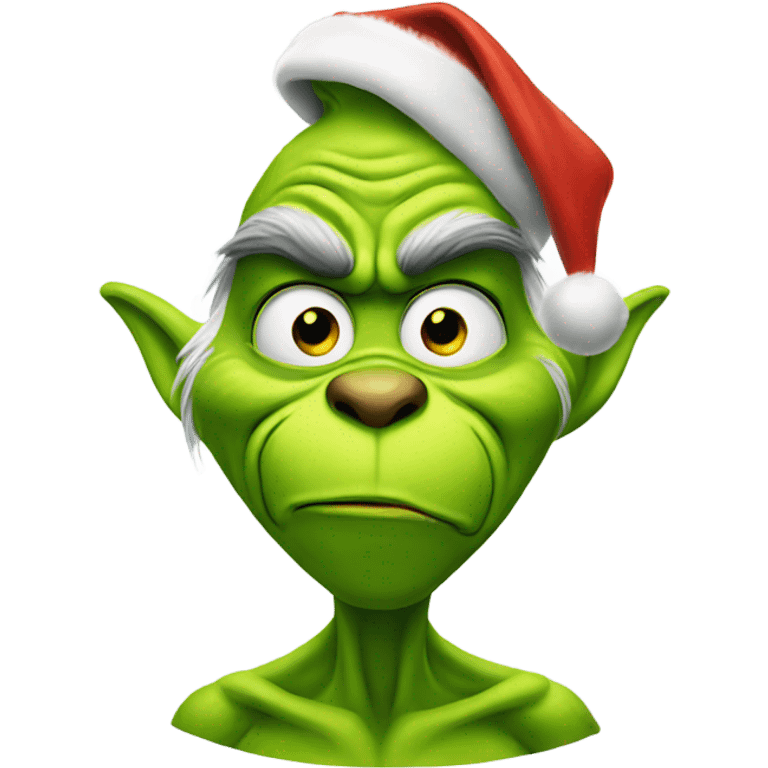 Christmas grinch emoji