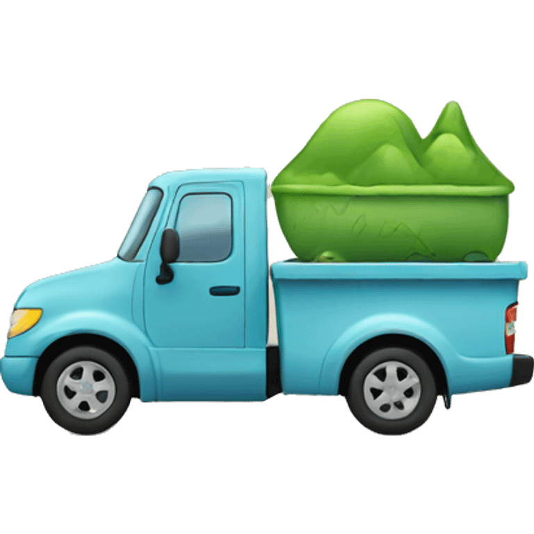 Ev truck ride emoji