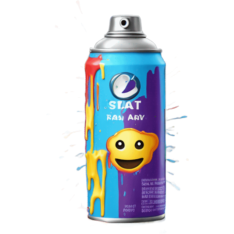 Spray paint emoji