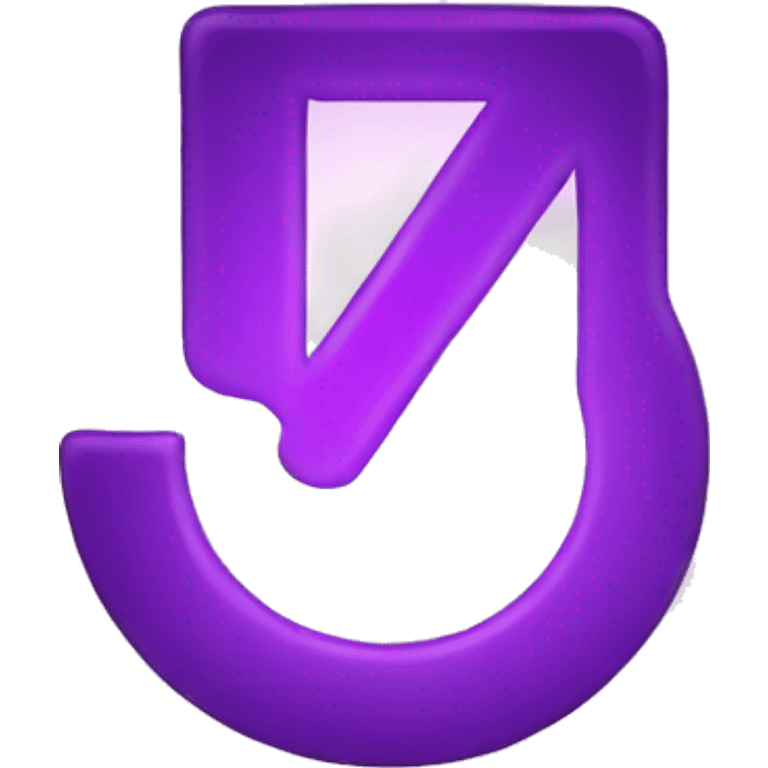 purple flashing trademark symbol emoji