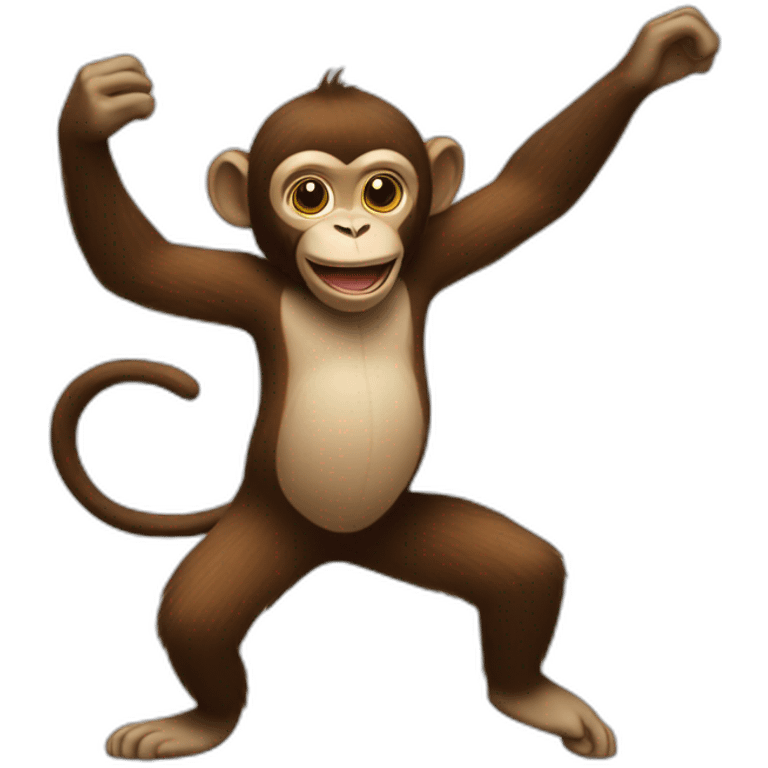 Dancing monkey  emoji