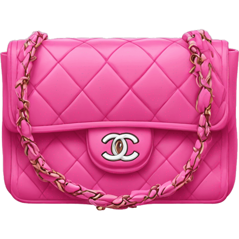 pink chanel purse emoji