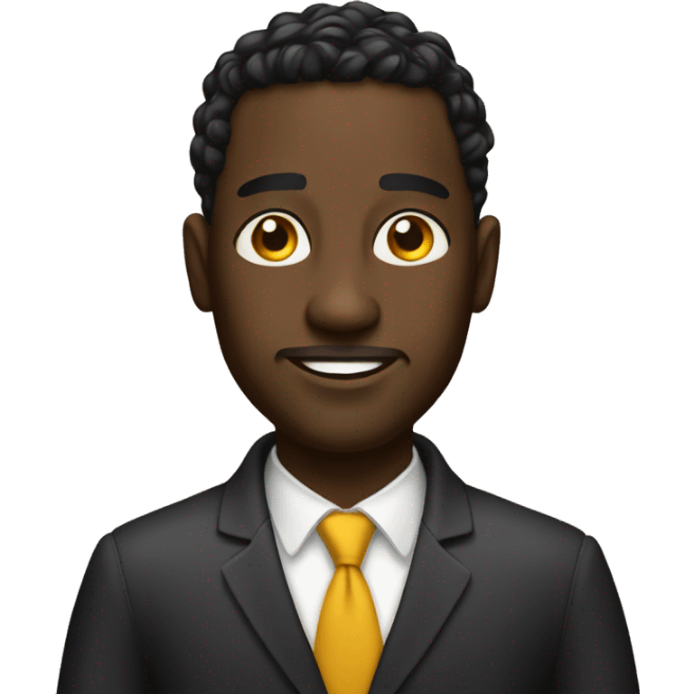 Rich black guy emoji