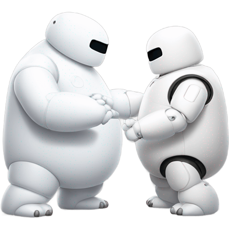 Baymax handshake emoji