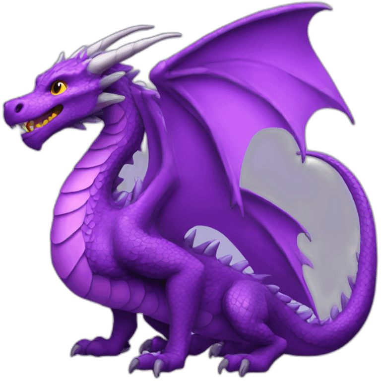 dragon purple emoji