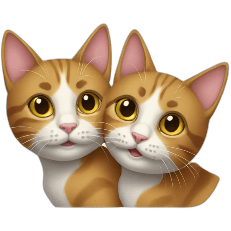 Two cats emoji