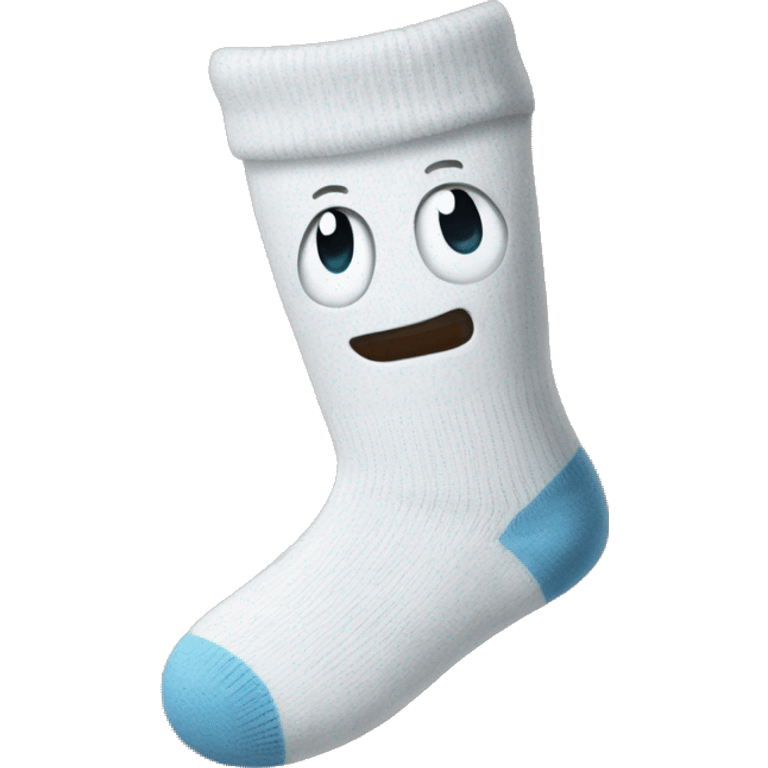 Sock saying max emoji