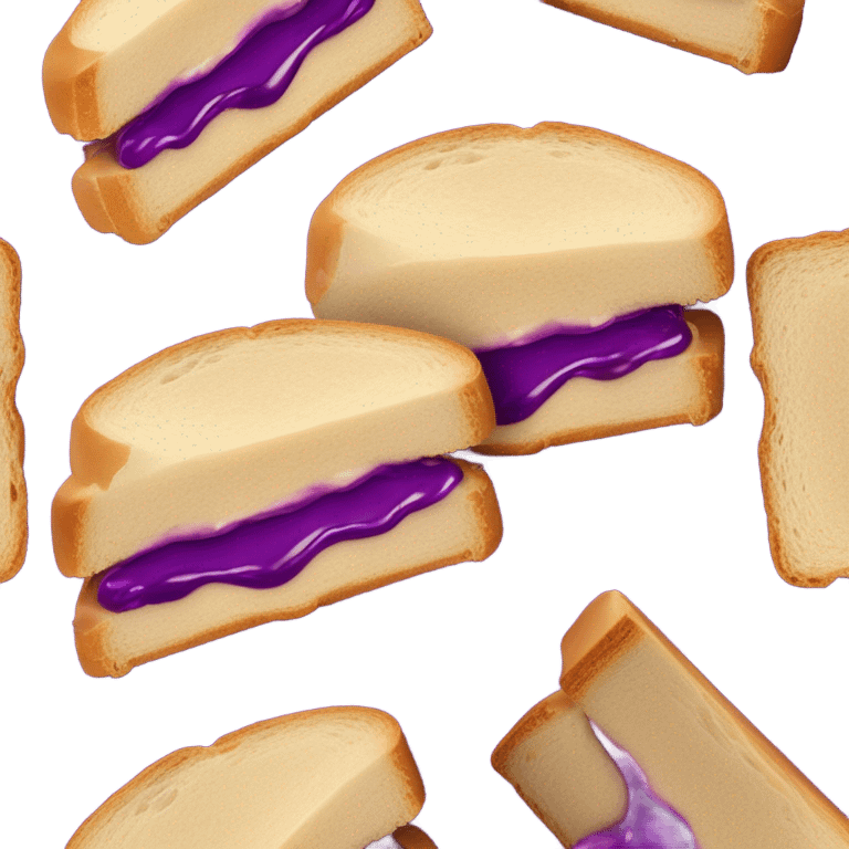 Peanut butter and jelly sandwich  emoji