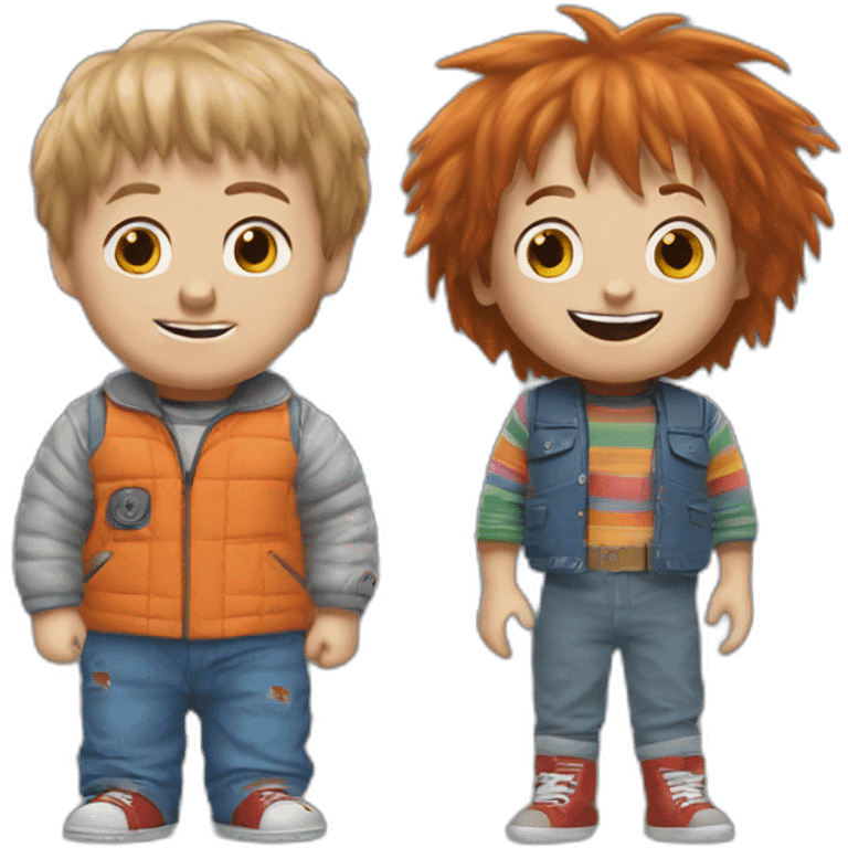 Dumb and dumber and chucky emoji