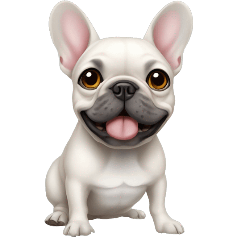 French bulldog spotted emoji