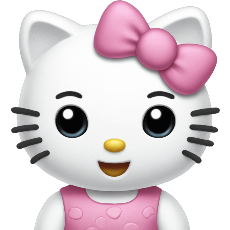 Cute hello kitty emoji