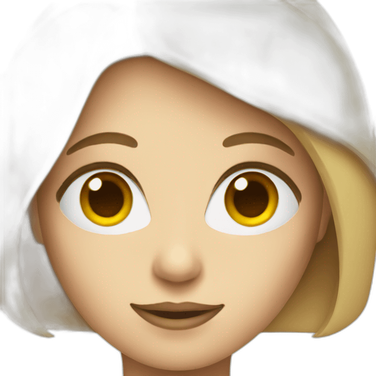 emoji female robot face emoji