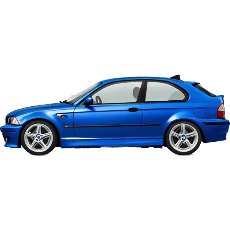 Bmw e46 compact velvet metalic blau emoji