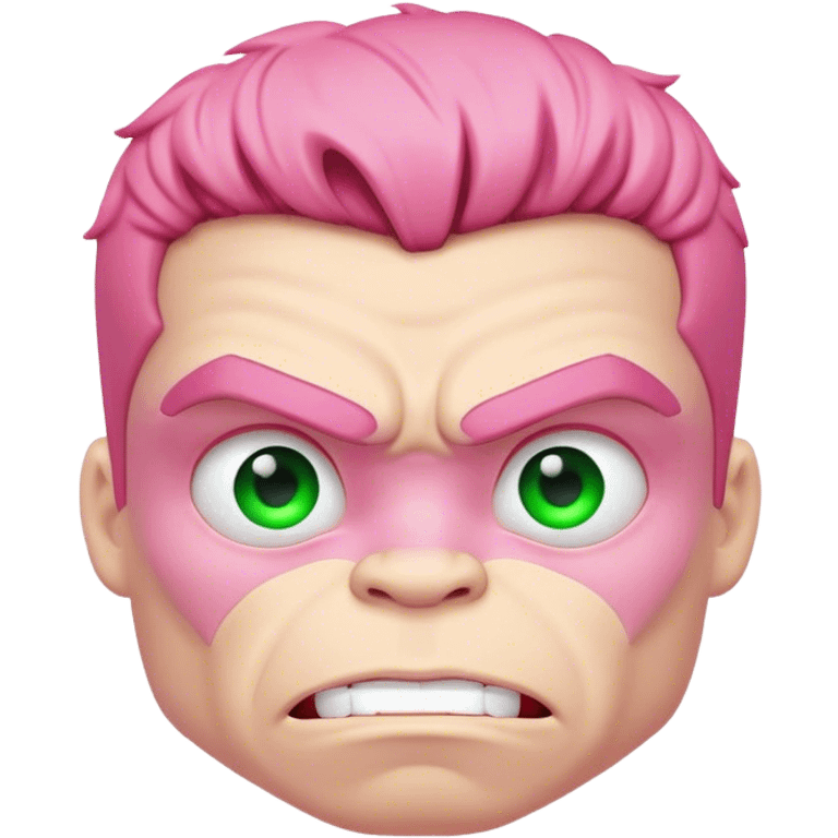 cute pink hulk emoji